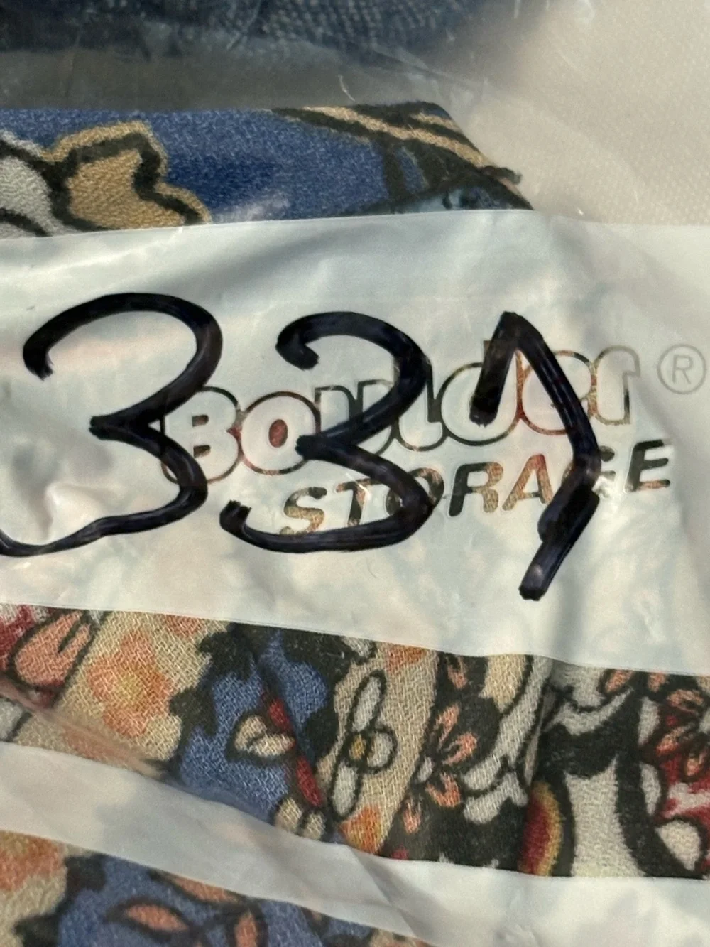Living Doll blouse bohemian peasant women’s 1X blue paisley ruffle bell‎ sleeves